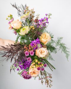 Elongated Wedding Bouquet